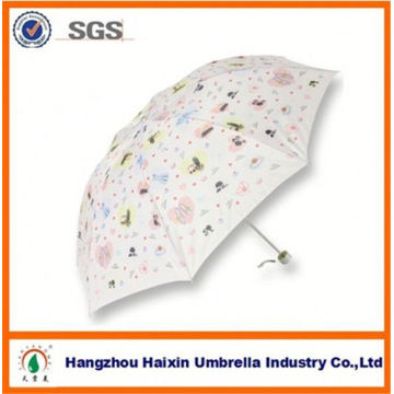 2015 Latest Best Selling Custom 3 folding umbrella